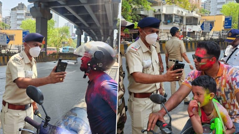 Mumbai Traffic Police: হোলির দিন দুর্ঘটনা রুখতে কড়া নজরদারি মুম্বই ট্রাফিক পুলিশের