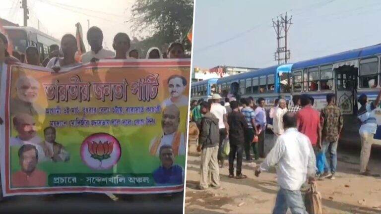 Narendra Modi: প্রধানমন্ত্রীর জনসভায় উদ্দেশ্যে রওনা দিলেন সন্দেশখালির আন্দোলনকারীরা
