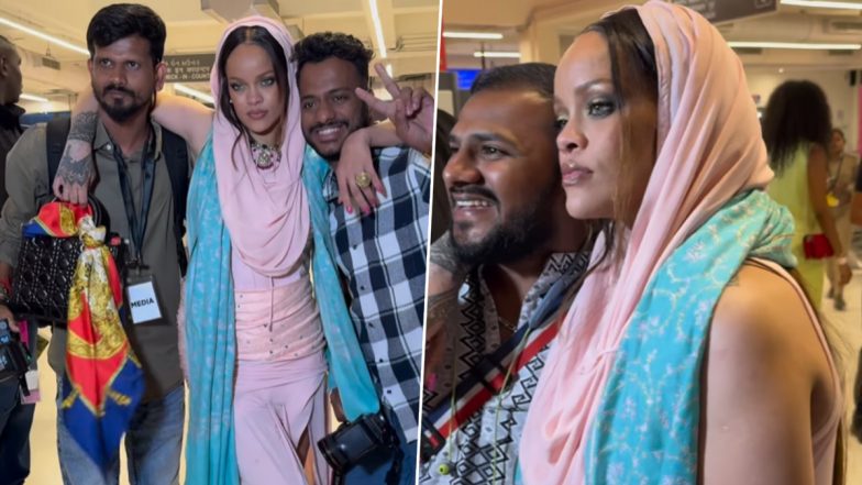 Rihanna: জামনগর ছাড়ার আগে চিত্র সাংবাদিকদের জড়িয়ে ছবি তুললেন রিহানা, হলি তারকার মানবিকতায় মুগ্ধ নেটবাসী