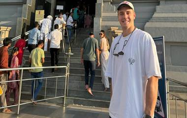 Cameron Green in Radhe Krishna Temple: দেখুন, বেঙ্গালুরুর শ্রী রাধাকৃষ্ণ মন্দিরে ক্যামেরন গ্রিন