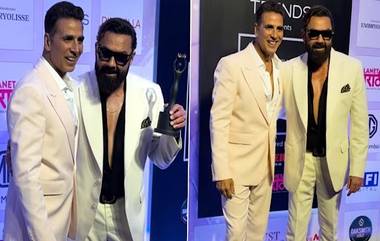 Akshay Kumar - Bobby Deol: ববি দেওলকে দেখে জড়িয়ে ধরলেন অক্ষয় কুমার, ভাইরাল ভিডিয়ো