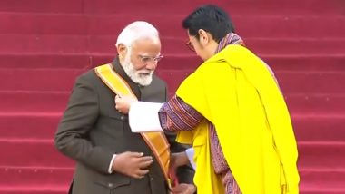 Order of the Druk Gyalpo on PM Modi: ভুটানের সর্বোচ্চ বেসামরিক সম্মাননা অর্ডার অফ দ্য ড্রুক গ্যালপো পেলেন নরেন্দ্র মোদী