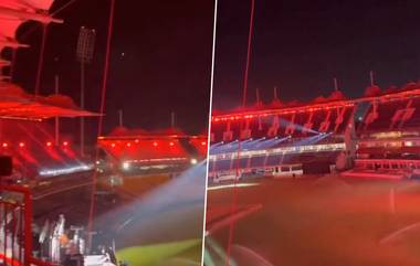 IPL 2024 Opening Ceremony: আইপিএল 2024 এর উদ্বোধনী অনুষ্ঠানের আগে এমএ চিদাম্বরম স্টেডিয়ামের এক ঝলক ফাঁস (দেখুন ভিডিও)