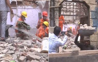 Delhi Building Collapsed: গভীর রাতে কবীর নগরে ধসে পড়ল দোতলা বাড়ি, রাত থেকেই উদ্ধার অভিযানে এনডিআরএফ আধিকারিকরা (দেখুন ভিডিও)