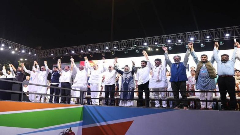INDIA Mumbai Rally: মুম্বইয়ে ইন্ডিয়ার মহাজনসভায় রাহুল গান্ধীর পাশে কোন কোন দলের নেতারা