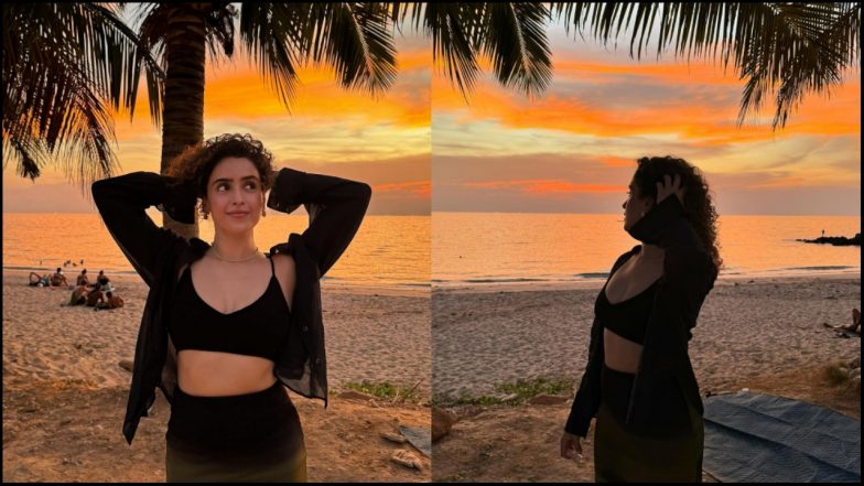 Sanya Malhotra Hot Pics: কালো ব্র্যালেটে সমুদ্র সৈকতে সানিয়া মালহোত্রা