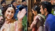 Anant Amabni and Radhika Merchant Pre-Wedding: হাত জোড় করে, হাসি মুখে জামনগর ছাড়লেন সারা আলি খান, দেখুন