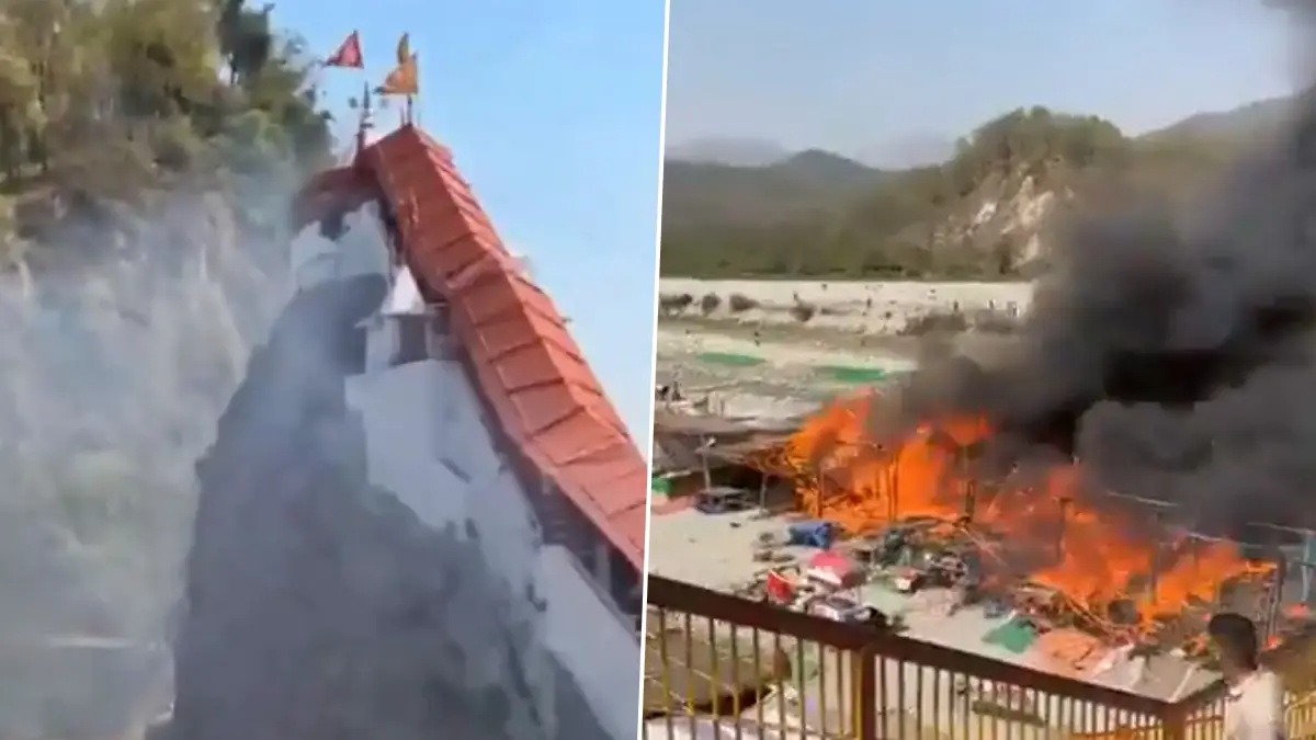 Fire Breaks Out: কালো ধোঁয়ায় ঢাকল গার্জিয়া দেবী মন্দিরের চারপাশ, দেখুন ভিডিও