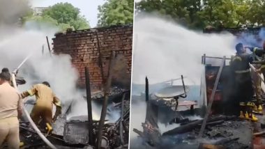 Ghaziabad Fire: দিনেদুপুরে গাজিয়াবাদের বস্তিতে আগুন! ঘটনাস্থলে দমকলের ১০টি ইঞ্জিন