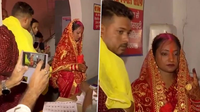 Lok Sabha Election 2024: বিয়ের সেরেই ভোট দিতে গেলেন নবদম্পতি! দেখুন ভিডিও