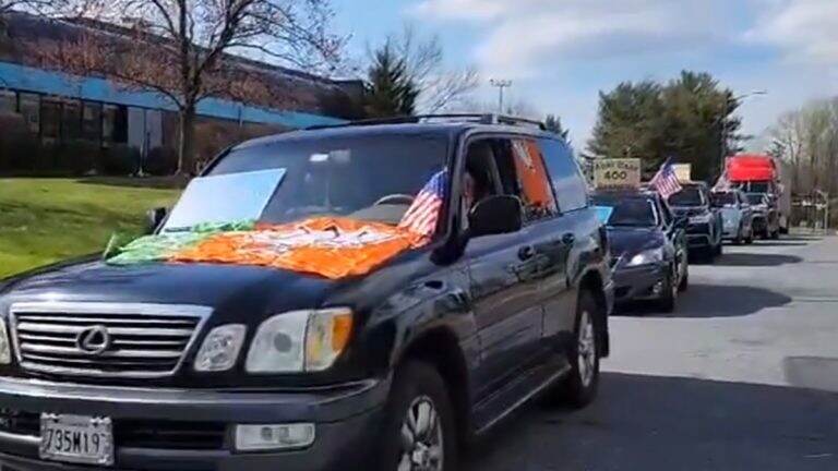 Sikh Americans organized car rally for BJP: তৃতীয়বারেও মোদী সরকার! মেরিল্যান্ডে বিজেপির সমর্থনে স্লোগান দিলেন শিখরা