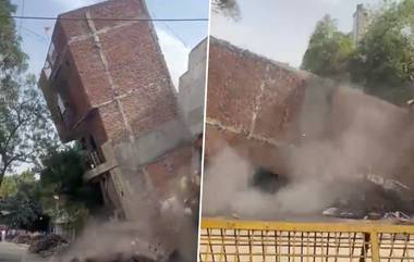 Delhi: তাসের ঘরের মত হুড়মুড়িয়ে ভেঙে পড়ল বহুতল, রাজধানীতে চাঞ্চল্য