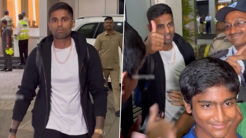 Surya Kumar on way to Join MI Camp: এনসিএ থেকে মুম্বই শিবিরের দিকে যাত্রা সূর্যকুমারের, তুললেন খুদে ভক্তদের সঙ্গে ছবি