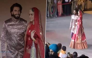 Kriti Sanon and Ranveer Singh participate in a fashion show: বারাণসীতে মণীশ মালহোত্রার বেনারসী শাড়ির ফ্যাশন শো! শো স্টপার রণবীর-কৃতি, দেখুন ভিডিও