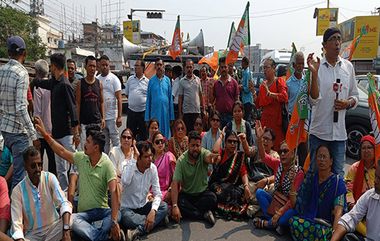 West Bengal: 'জয় শ্রী রাম' স্লোগান দেওয়ায় বিজেপি বুথ সভাপতি নন্দ কিশোরকে মারধর,মাটিগাড়ায় বিজেপির বনধের ডাক