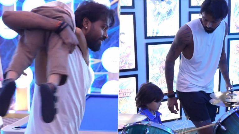 Hardik Pandya With His Son Agastya: ছেলে অগস্ত্যের সঙ্গে দারুণ কিছুটা সময় কাটালেন মুম্বই দলের অধিনায়ক হার্দিক পান্ডিয়া (দেখুন ভিডিও)