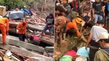 Indonesia landslide: ইন্দোনেশিয়ার ভূমিধসে এখনও অবধি মৃত ১৯, নিখোঁজ দুজনের সন্ধানে চলছে তল্লাশি (দেখুন ভিডিও)