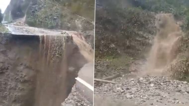 Landslide In Arunachal Pradesh: অরুণাচল প্রদেশে ভয়াবহ ধস, ভেঙে পড়ল জাতীয় সড়ক; দেখুন ভিডিয়ো