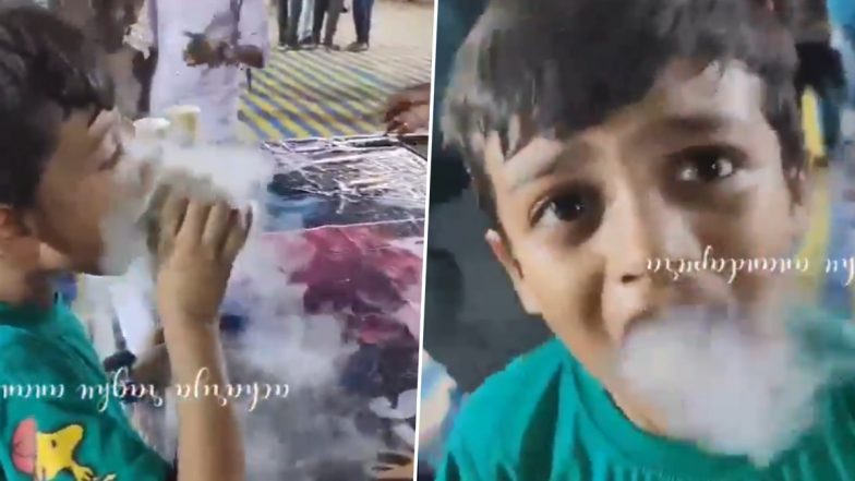 Smoke Biscuit Video: তামিলনাড়ুতে ধোঁয়ায় ঢাকা বিস্কুট খেয়ে গুরুতর অসুস্থ শিশু, আতঙ্কের মুহুর্তের ভিডিও ভাইরাল (দেখুন ভিডিও)