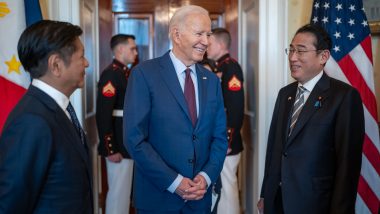Trilateral Summit At White House: জাপান ও ফিলিপিন্সের নেতৃবৃন্দের সঙ্গে ত্রিপাক্ষিক বৈঠকে মার্কিন রাষ্ট্রপতি বাইডেন (দেখুন পোস্ট)