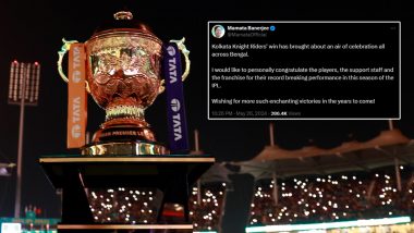 KKR IPL 2024 Champion: ঝড় বৃষ্টির মাঝেই শহর জুড়ে উতসব, নাইটদের খেতাব জয়ের শুভেচ্ছা মুখ্যমন্ত্রী মমতার