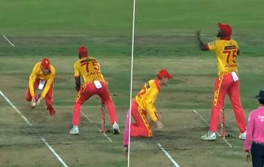 Zimbabwe Bizarre Fielding: করুণ ফিল্ডিং, এক বলে দু'বার চেষ্টাতেও আউট করতে অক্ষম জিম্বাবয়ে; দেখুন ভিডিও