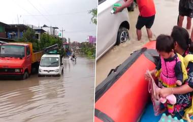 Cyclone Remal: ঘূর্ণিঝড় রেমালের দাপটে বানভাসি ইম্ফল, দেখুন কী পরিস্থিতি মানুষের