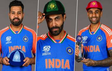 IND Team Receives ICC Player of The Year Caps: দেখুন, টি-২০ বিশ্বকাপের আগে 'টিম অফ দ্য ইয়ার' ক্যাপ পেলেন ভারতীয় ক্রিকেট দলের সদস্যরা