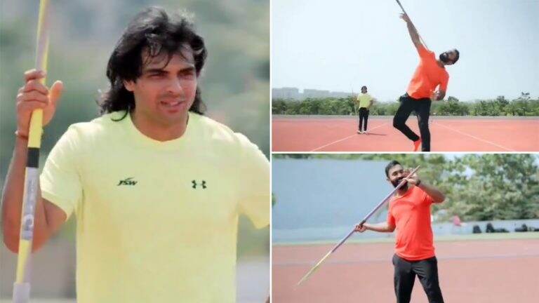 Dinesh Karthik Throws Javelin with Neeraj Chopra: দেখুন, নীরজ চোপড়ার সঙ্গে জ্যাভলিন ছুঁড়লেন দীনেশ কার্তিক