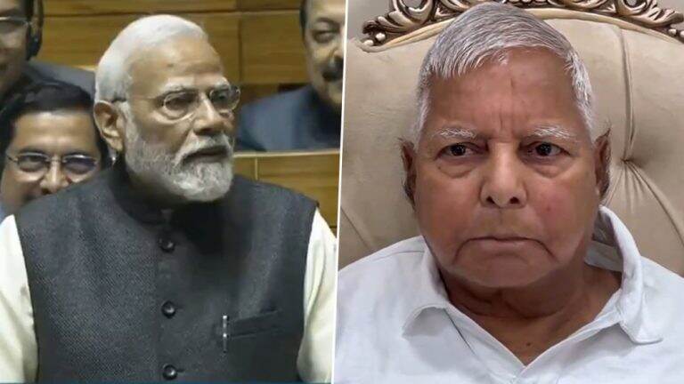 PM Modi On Lalu Prasad Yadav: 'পিছড়ে বর্গের মানুষের সংরক্ষণ সংখ্যালঘুদের দিতে চান লালু', আক্রমণ মোদীর