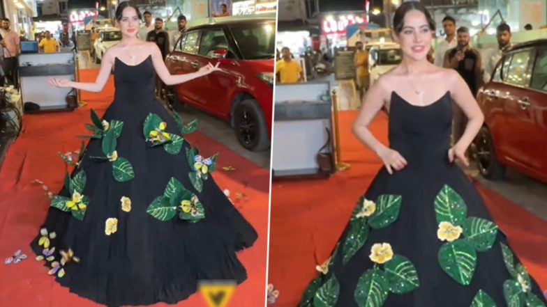 Uorfi Javed Video: ঊরফির গাউন থেকে উড়ল প্রজাপতি, হাততালি দিতেই খুলে গেল পাতা, দেখুন ভিডিয়ো