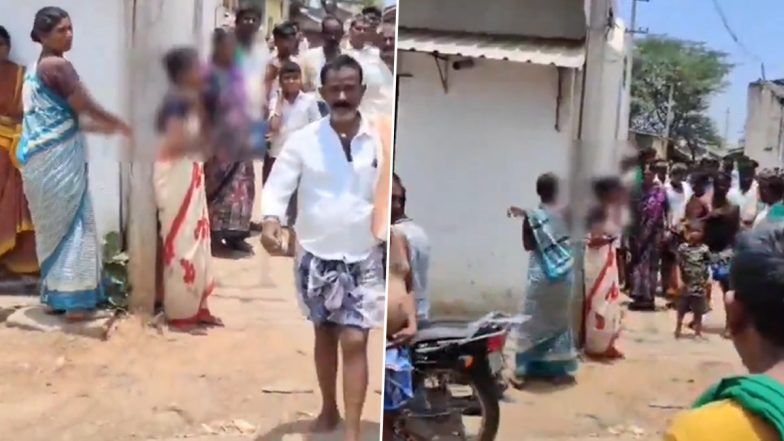 Karnataka Horror: বৈদ্যুতিক খুঁটিতে বেঁধে মহিলাকে মারধোর, দেখুন ভাইরাল ভিডিও