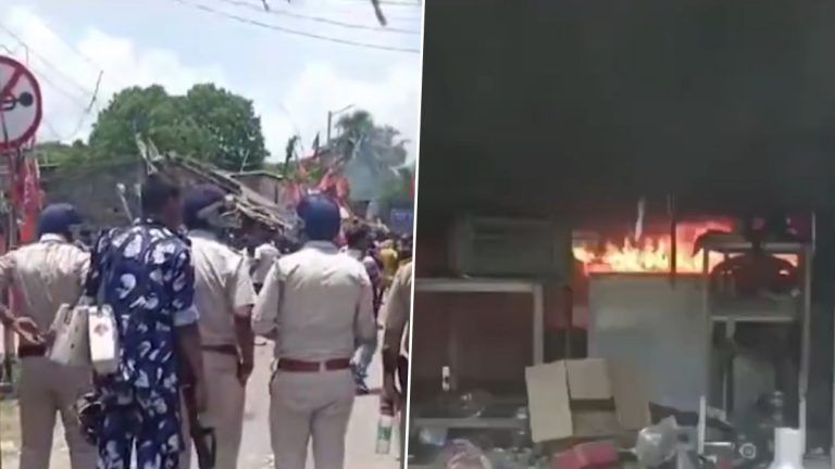 Nandigram: নন্দীগ্রামে বিজেপির মহিলা কর্মী খুনের প্রতিবাদে বিক্ষোভ, দেখুন