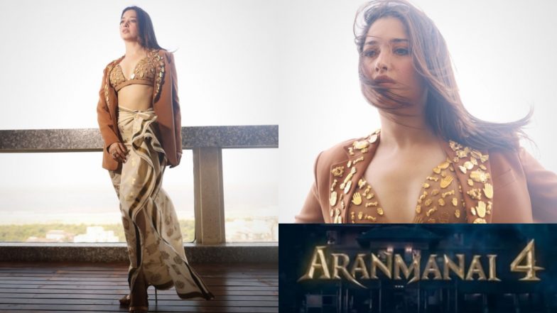 Tamannaah Bhatia Sexy Look: 'আরানমানাই ৪' সিনেমার প্রচারে সেক্সি লুকে তামান্না ভাটিয়া, সোশ্যাল মিডিয়ায় ভাইরাল ছবি...