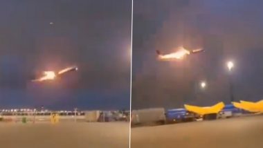 Boeing 777 Fire: টেক অফের পরেই বিমানের ইঞ্জিনে ভয়াবহ আগুন, ইউ টার্ন নিয়ে জরুরী অবতরণ