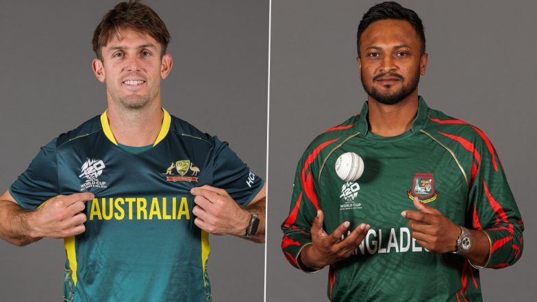AUS vs BAN, ICC T20 WC Super 8 Live Streaming: অস্ট্রেলিয়া বনাম বাংলাদেশ, আইসিসি টি-২০ বিশ্বকাপ, সুপার ৮; সরাসরি দেখুন
