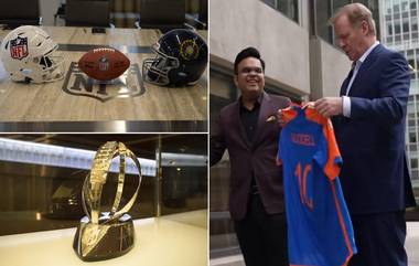 BCCI Meet NFL: নিউইয়র্ক সদর দফতরে ন্যাশনাল ফুটবল লিগ কমিশনার রজার গুডেলের সঙ্গে সাক্ষাৎ জয় শাহ-র (দেখুন ভিডিও)