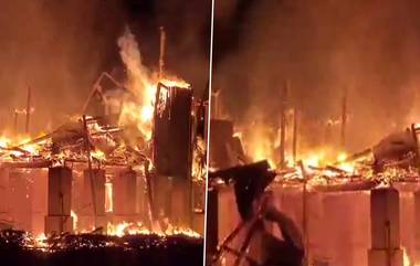 Hollong Bungalow Fire: অগ্নিকাণ্ডে ভস্মীভূত বাঙালি পর্যটকদের অন্যতম আকর্ষণ হলং বনবাংলো, সম্পূর্ণ কাঠের বাংলো নিমেষে ছাই