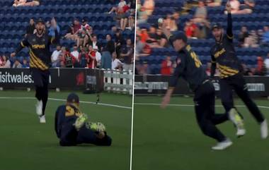 Marnus Labuschagne Unbelievable Catch: উড়ে-ঝাঁপিয়ে টি-২০ ব্লাস্টে অবিশ্বাস্য ক্যাচ লাবুশেনের; দেখুন ভাইরাল ভিডিও