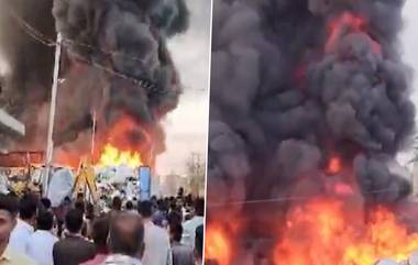 Fire In Barmer: সকাল-সকাল অগ্নিকাণ্ড, গুদামে আগুন লেগে পুড়ে ছাই কোটি-কোটি টাকার জিনিস, দেখুন ভিডিয়ো