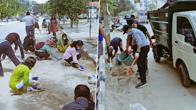 Video: কর্তৃপক্ষকে জানিয়েও কাজ হয়নি, রাস্তা সাফাই অভিযানে নেমেছেন তথ্যপ্রযুক্তি কর্মী ও কলেজ পড়ুয়ারা