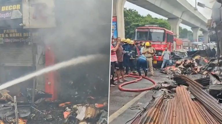 Fire In Hyderabad: হায়দরাবাদে বেকারিতে ভয়াবহ অগ্নিকাণ্ড, ঘটনাস্থলে পুলিশ, দেখুন ভিডিয়ো