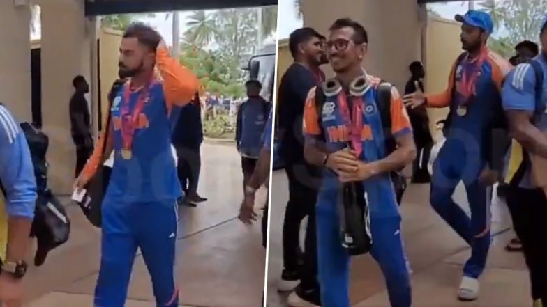 India Win T20 World Cup 2024: বিশ্বজয় করে হোটেলে ফিরল টিম ইন্ডিয়া, কেমন হল সেলিব্রেশন?  দেখুন ভিডিয়ো