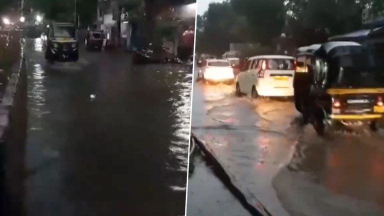 Heavy Rainfall In Mumbai: ২ ঘণ্টার বৃষ্টিতে বানভাসী মুম্বই, জলমগ্ন রাস্তাঘাট, দেখুন ভিডিয়ো