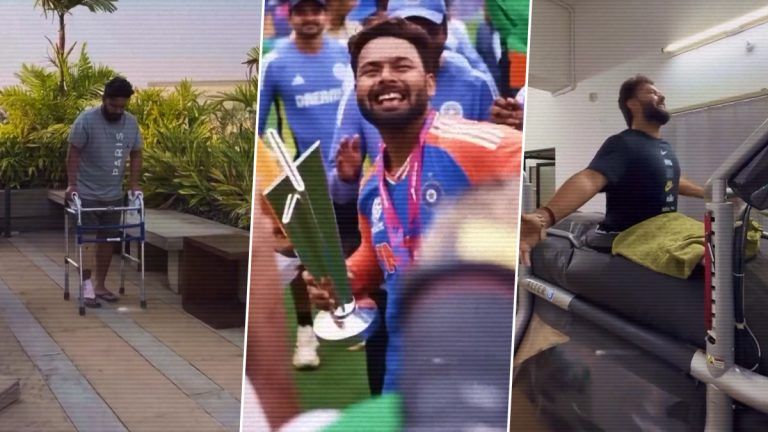 Rishabh Pant Shares Heartwarming Post: 'ঈশ্বরের নিজস্ব পরিকল্পনা' টি-টোয়েন্টি বিশ্বকাপ শিরোপা জয়; দুর্ঘটনাগ্রস্থ থেকে কাপ জয়ী ঋষভ পন্থের হৃদয়-ছোঁয়া ইনস্টাগ্রাম পোস্ট শেয়ার