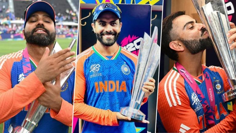 Rohit, Kohli, Jadeja Farewell:রোহিত শর্মা, বিরাট কোহলি এবং রবীন্দ্র জাদেজাকে বিশেষ বিদায় জানিয়ে পোস্টার শেয়ার বিসিসিআই-এর (দেখুন পোস্ট)