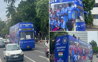 Team India Victory Parade: দেশে ফিরেই সেলিব্রেশনের অপেক্ষায় টিম ইন্ডিয়া, রোড শোয়ের জন্য প্রস্তুত হুড খোলা বাস (দেখুন ছবি)